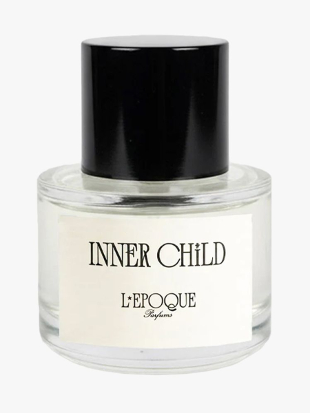 L’Epoque Inner Child in branded component on a light gray background
